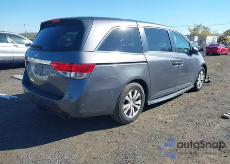 2015 Honda Odyssey Ex-L from USA, damaged, VIN 5FNRL5H63FB105095